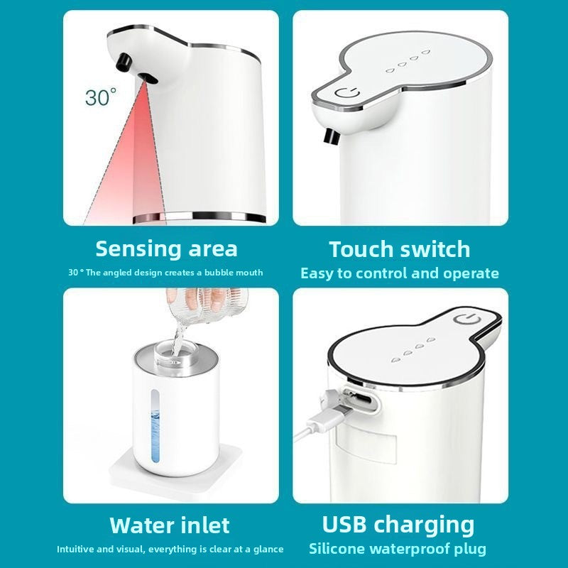 Automatic Foam Soap Dispenser, Touchless USB Rechargeable