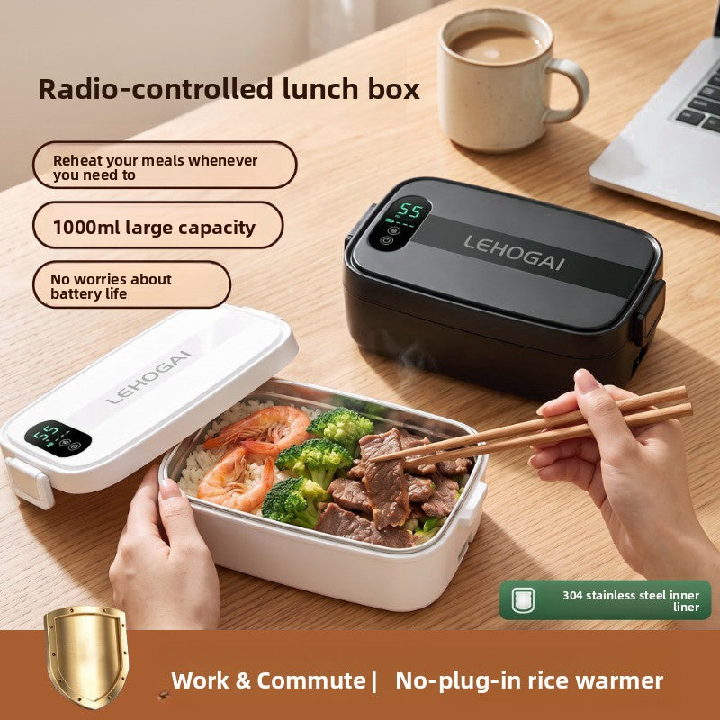 USB Rechargeable Electric Lunch Box, Heated Food Container